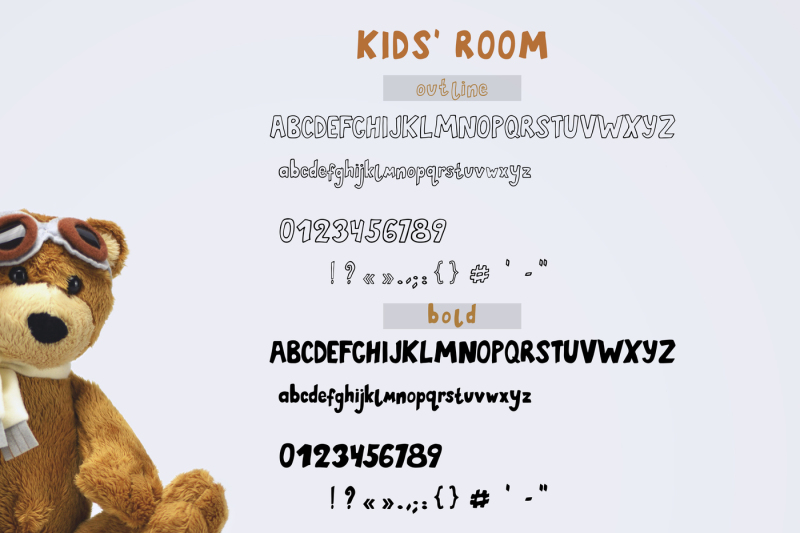 kids-039-room-typeface-with-outline-and-solid-versions-and-extra-graphics