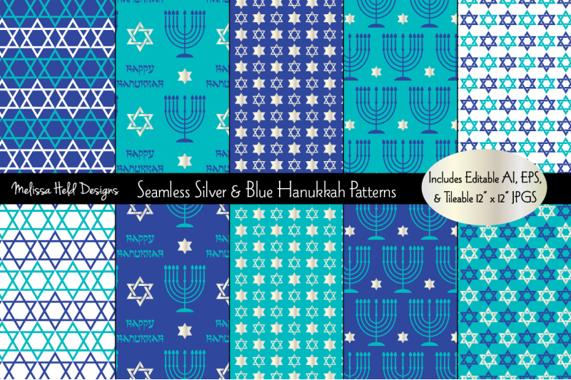 seamless-silver-blue-hanukkah-patterns