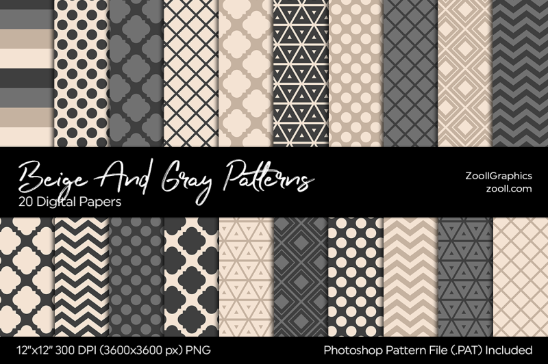 beige-and-gray-grey-digital-papers
