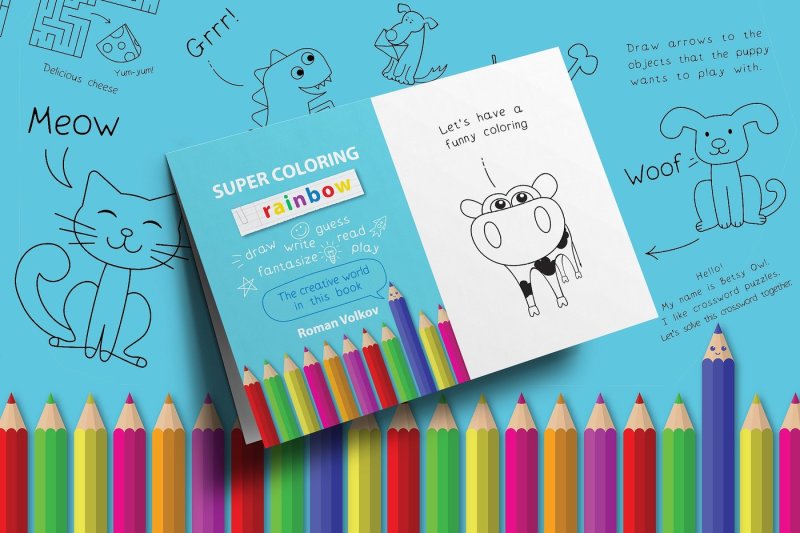 super-coloring-rainbow-book-for-kids