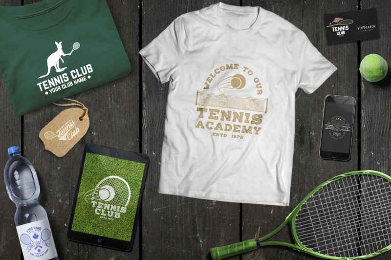 set-of-tennis-club-badges