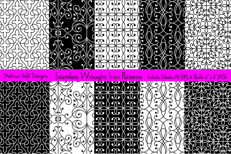 seamless-black-amp-white-wrought-iron-patterns