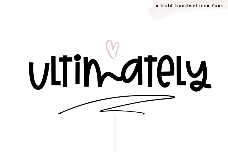 ultimately-a-fun-and-bold-handwritten-font