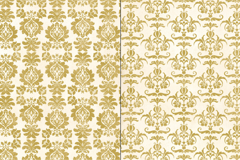 gold-damask-patterns