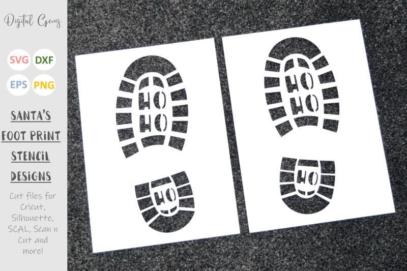 santa-s-footprint-stencil-design