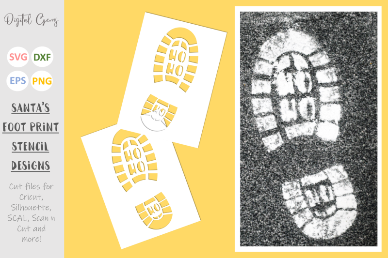 santa-s-footprint-stencil-design