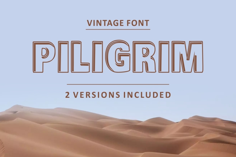 piligrimistic-display-font