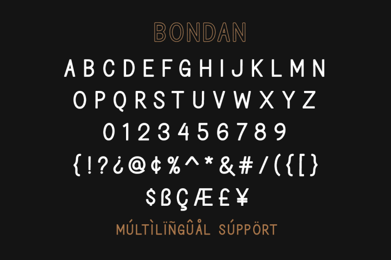 bondan-typeface