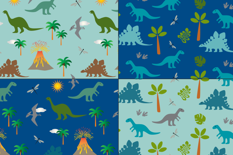 seamless-dinosaur-patterns