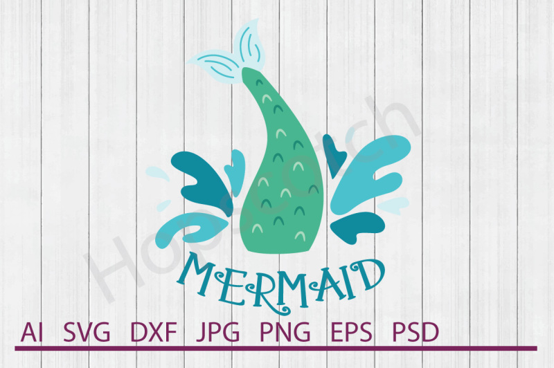 mermaid-tail-svg-mermaid-tail-dxf-cuttable-file