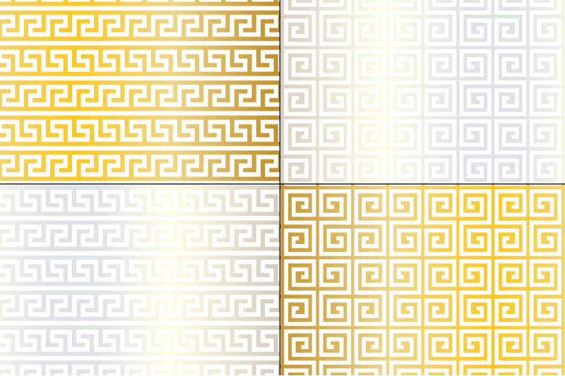 seamless-silver-and-gold-fretwork-patterns