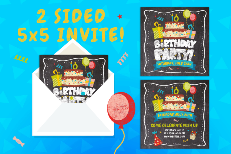 chalk-birthday-party-flyer-bundle