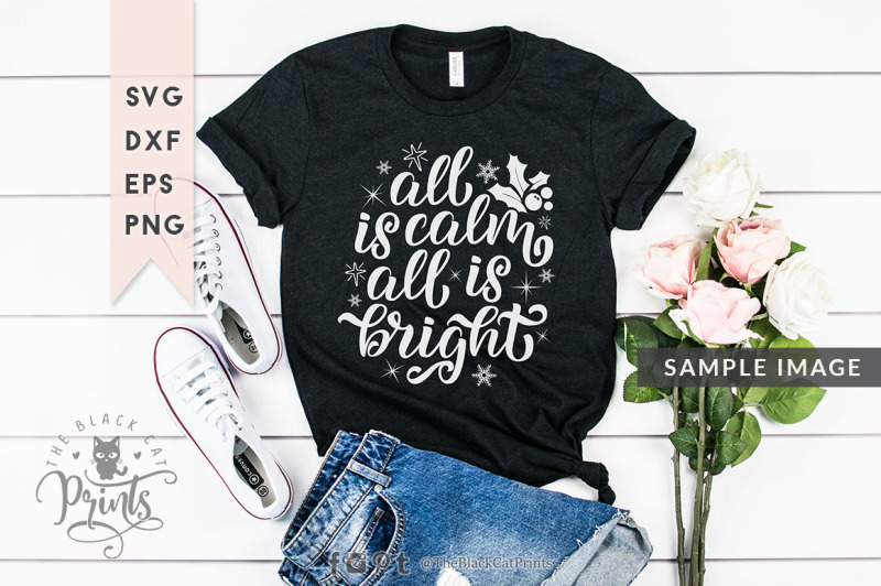 all-is-calm-all-is-bright-svg-dxf-eps-png