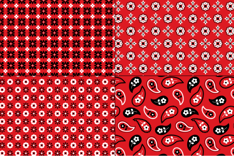 seamless-red-bandana-patterns