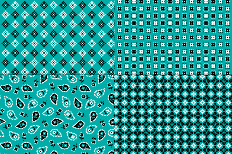 seamless-turquoise-bandana-patterns