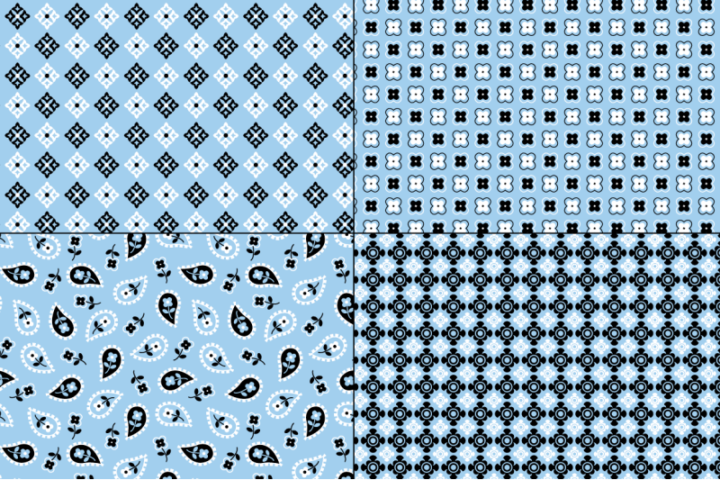 seamless-light-blue-bandana-patterns