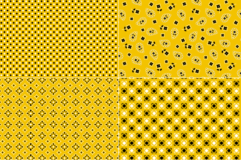 seamless-yellow-bandana-patterns