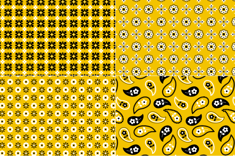 seamless-yellow-bandana-patterns