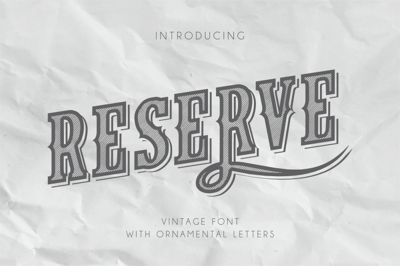 reserve-vintage-font-with-ornaments