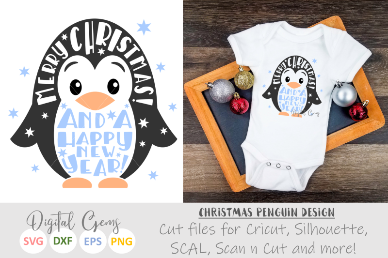 merry-christmas-penguin-design