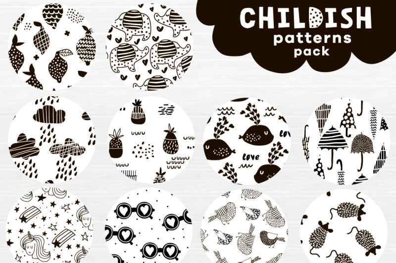 childish-b-and-w-patterns-pack