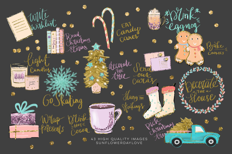 holiday-bucket-list-clip-art-christmas-decorative-planner-stickers