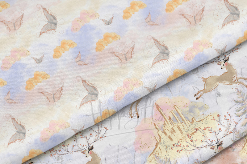 winter-fairy-tale-digital-paper-winter-unicorn-christmas-pattern