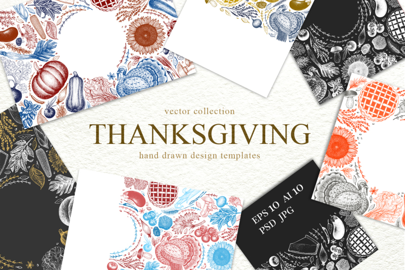 thanksgiving-vector-templates