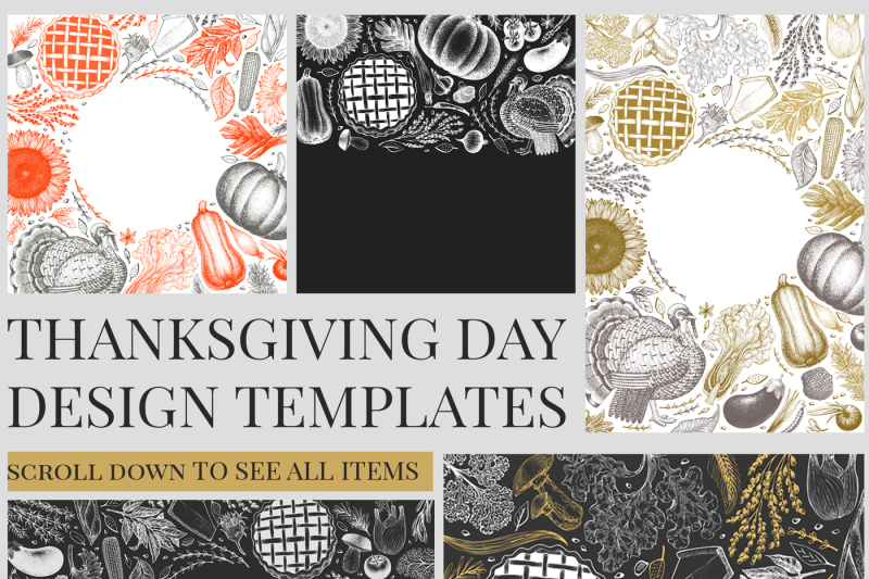 thanksgiving-vector-templates