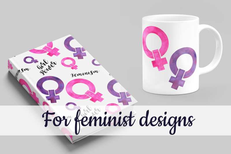 feminism-symbols-and-pattern