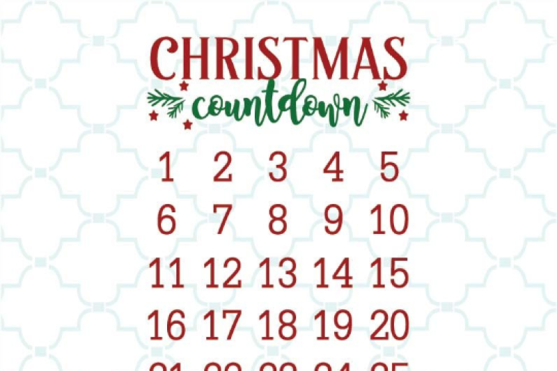 Download Advent Calendar Svg By Buzzcutz Designs Thehungryjpeg Com