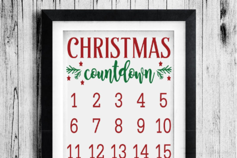 Advent Calendar SVG By BuzzCutz Designs TheHungryJPEG