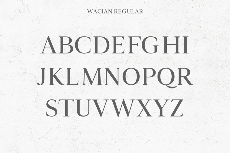 wacian-serif-font-family