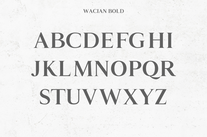 wacian-serif-font-family