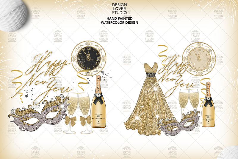 happy-new-year-gold-design