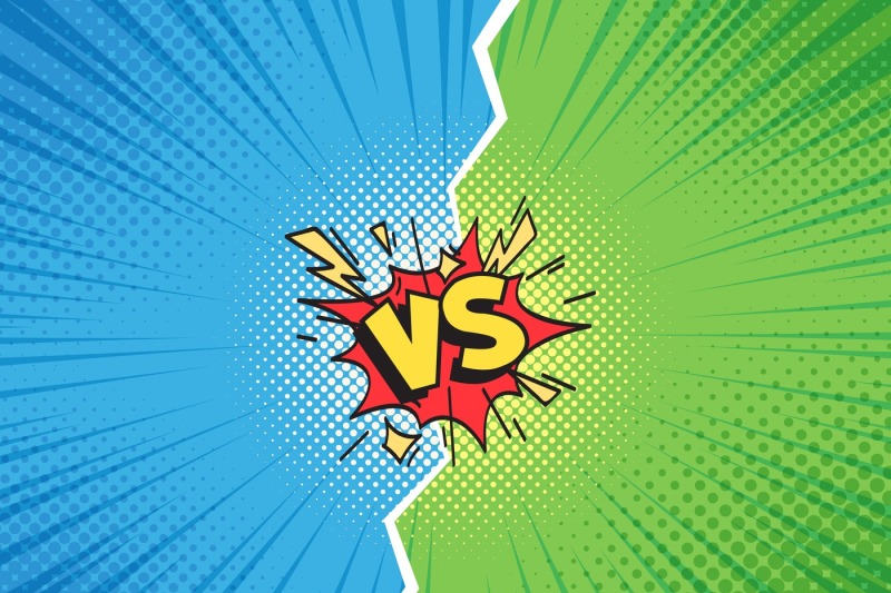 comic-frame-vs-versus-duel-battle-or-team-challenge-confrontation-car