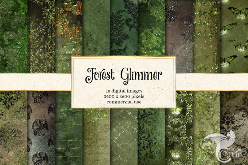 forest-glimmer-digital-paper