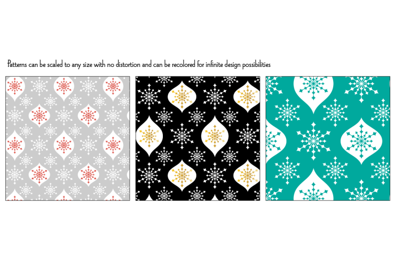 seamless-pastel-snowflake-patterns