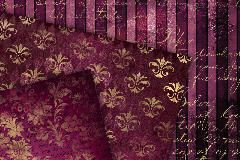 distressed-burgundy-and-gold-textures
