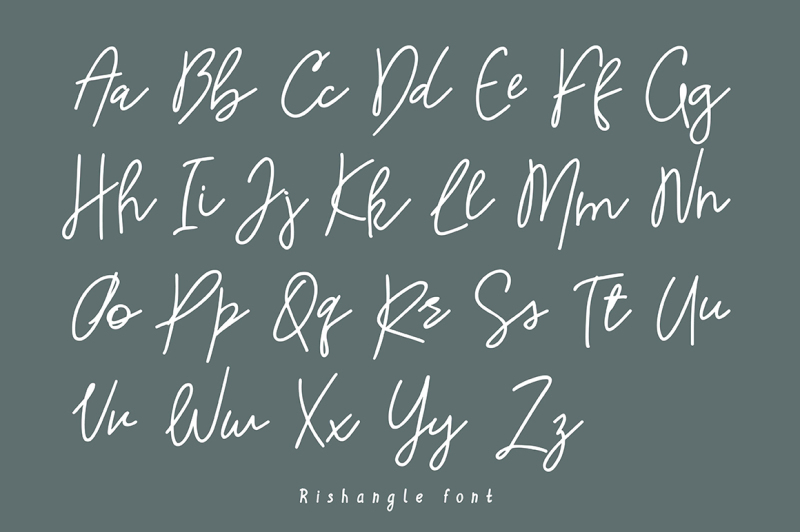 rishangle-handwritten-script