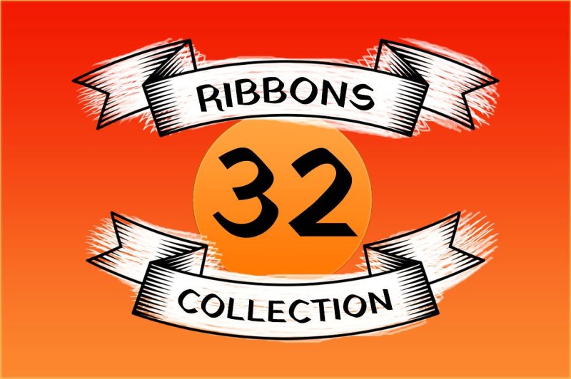 vector-ribbons-in-vintage-style