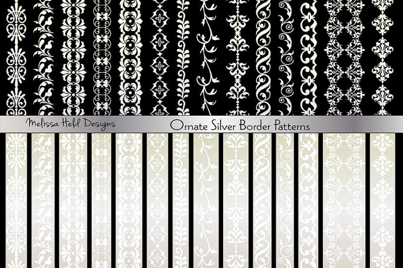 ornate-silver-border-patterns