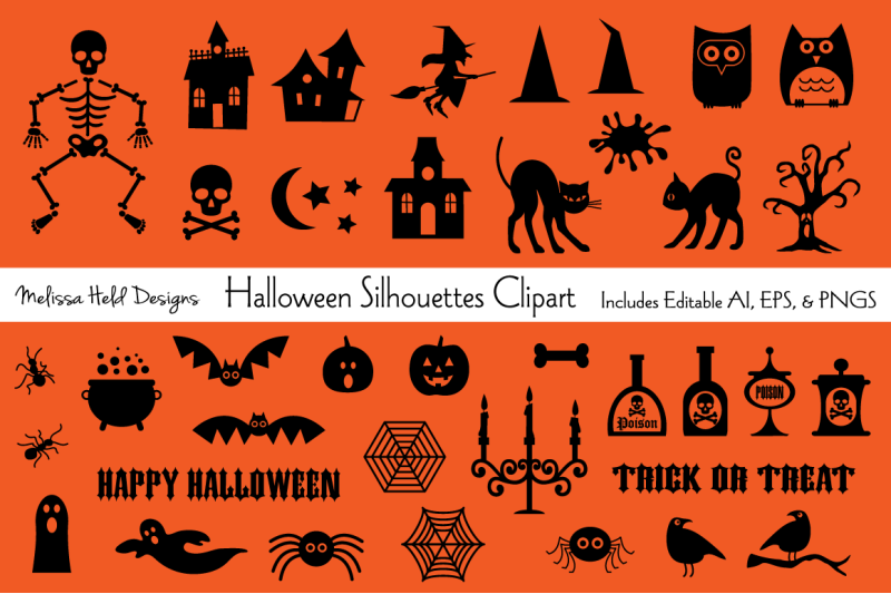halloween-silhouettes-clipart