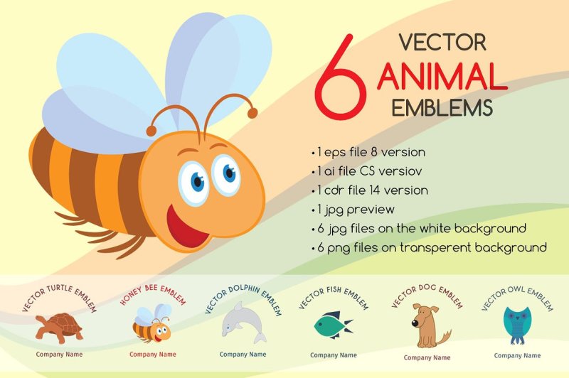 6-vector-animal-emblems
