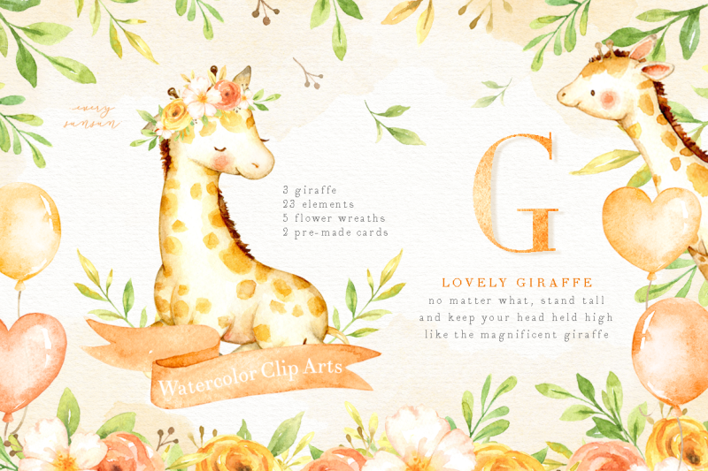 lovely-giraffe-watercolor-clip-art