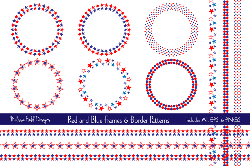 red-blue-frames-amp-border-patterns