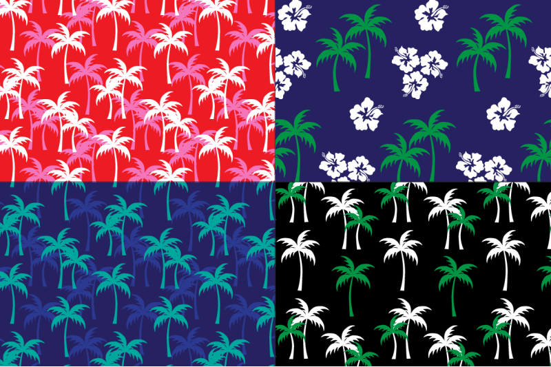 seamless-palm-tree-patterns