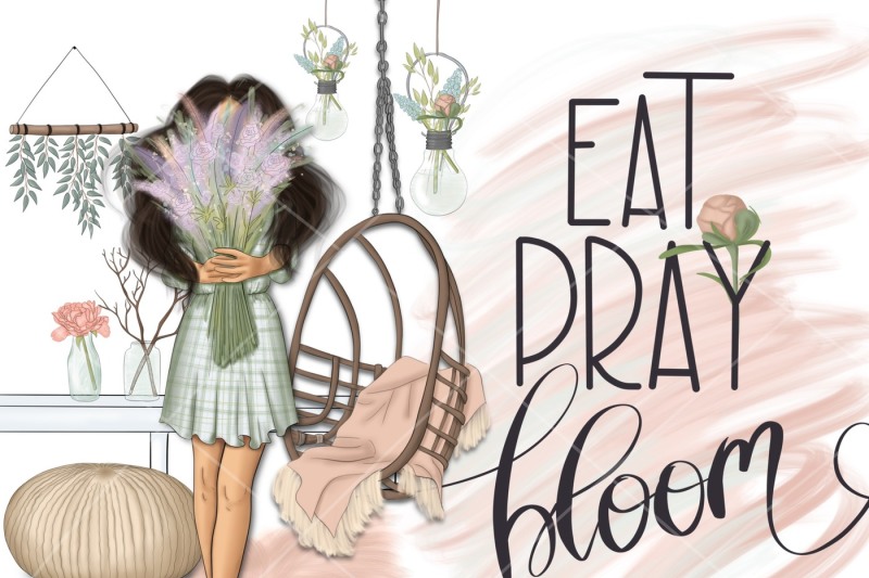 eat-pray-bloom-graphic-design-kit
