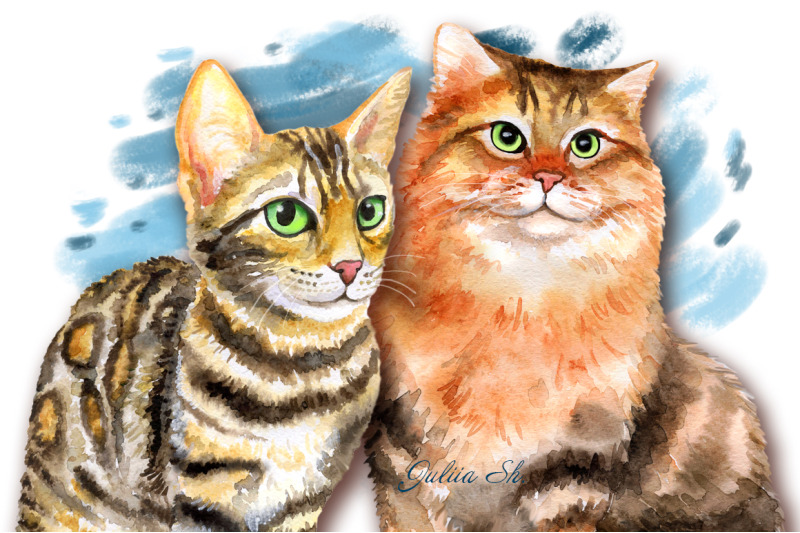 cats-and-kittens-watercolor