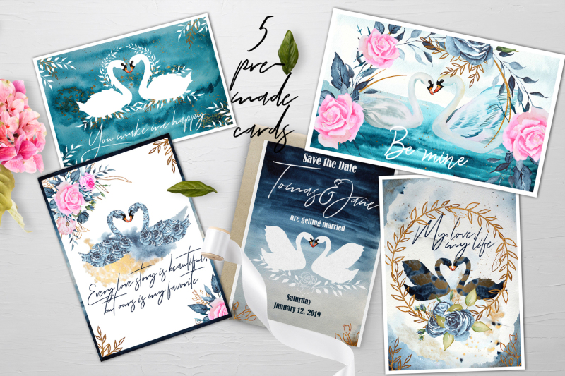 indigo-swan-watercolor-flower-collection
